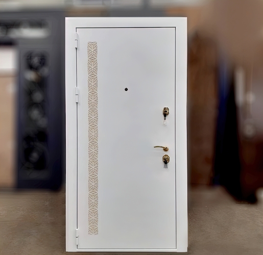 Белая с ажурной фрезеровкой