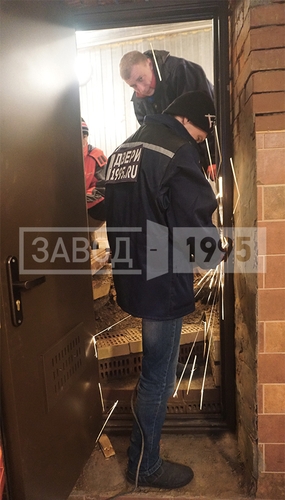 Спиливание штырей под ширину коробки