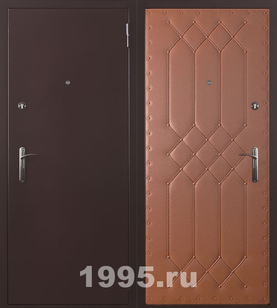 Подъездная дверь с порошком