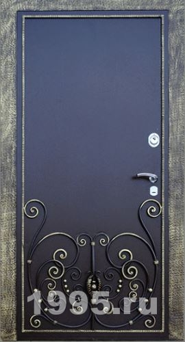 Железные двери с ковкой и порошком Железные двери с ковкой и порошком