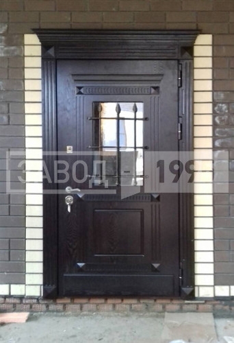 Массив с ковкой и стеклом