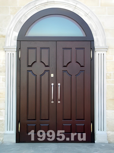 Арочная двупольная дверь