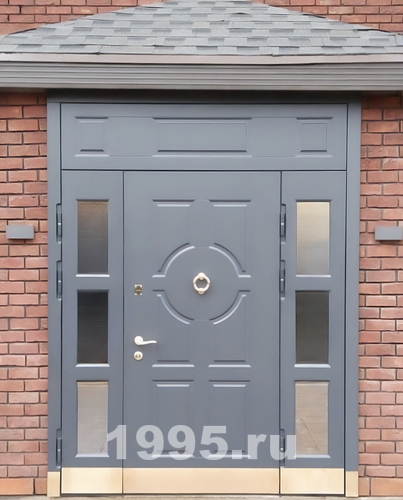 Дверь с боковыми вставками