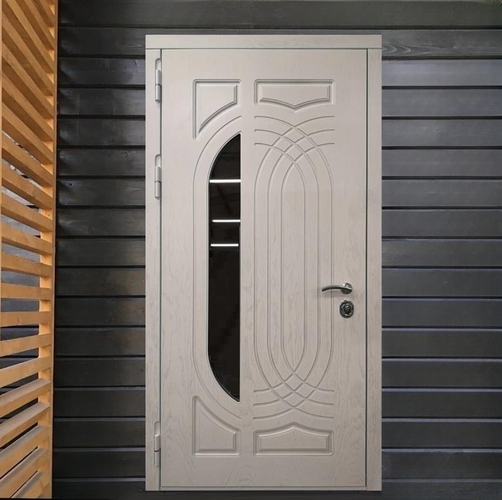 Дверь с фигурным стеклом