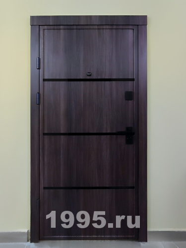 Дверь с матовыми вставками стекла Дверь с матовыми вставками стекла