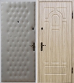Входные металлические двери МДФ и винилискожа