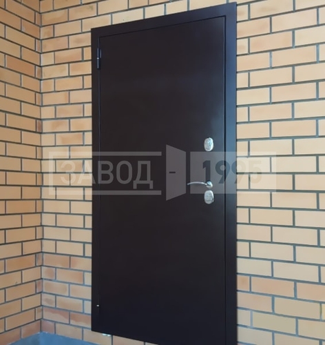 Дверь с порошковым окрашиванием в частном доме