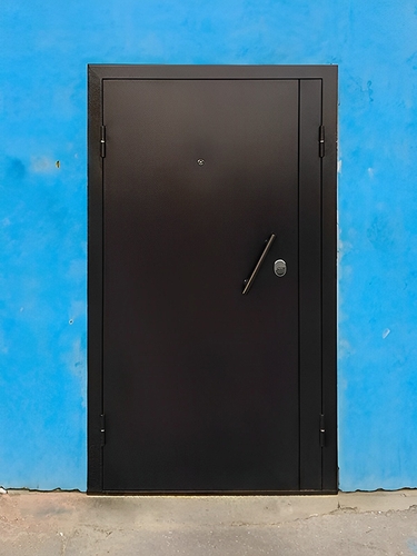 Дверь с ручкой-скобой