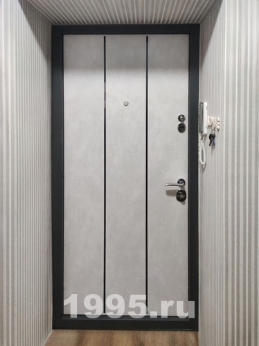 Дверь с вертикальными полосами Дверь с вертикальными полосами