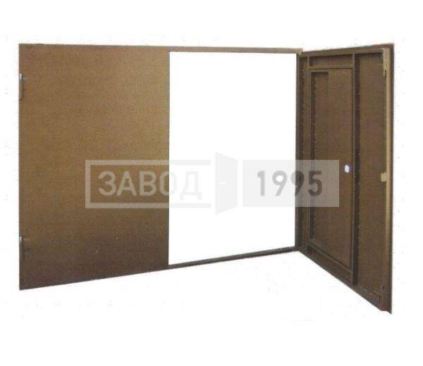 Двухстворчатые гаражные ворота