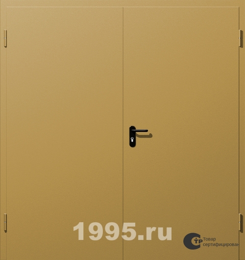 Входная противопожарная дверь двупольная Входная противопожарная дверь двупольная