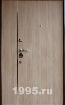 Двустворчатая дверь с ламинатом