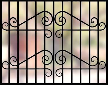 Сварная решетка на окно &laquo;Классика&raquo;