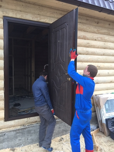 Представляем нашу работу по установке металлической двери в Можайском районе.