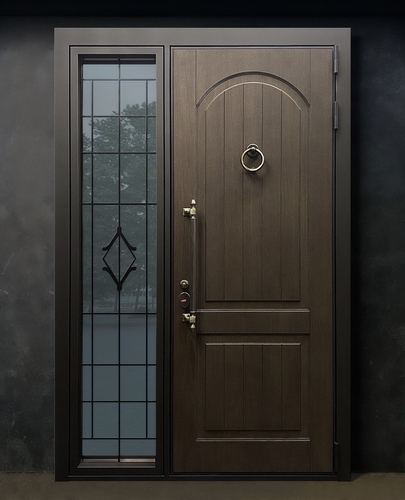 Коттеджная дверь с кнокером