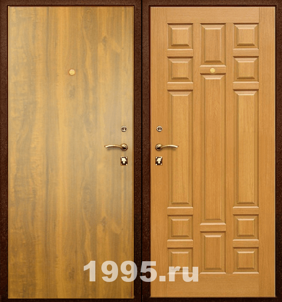 Дверь эконом класса с ламинатом и МДФ Дверь эконом класса с ламинатом и МДФ