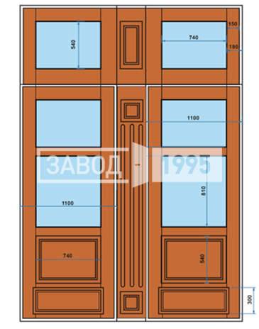 Макет для изготовления двери