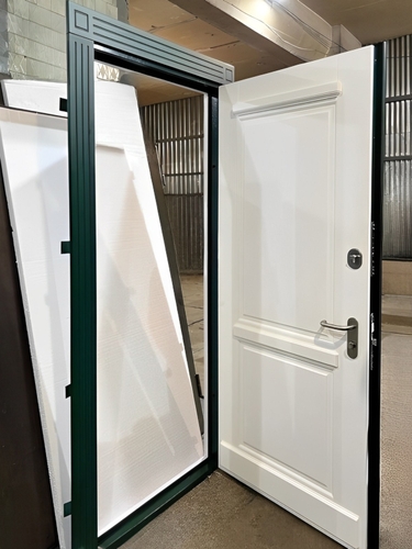 Огнестойкая дверь с МДФ, внутренняя сторона