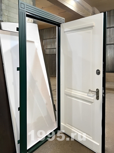 Огнестойкая дверь с МДФ, внутренняя сторона