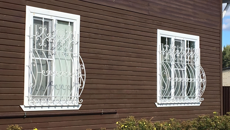 Оконные дутые решетки Оконные дутые решетки