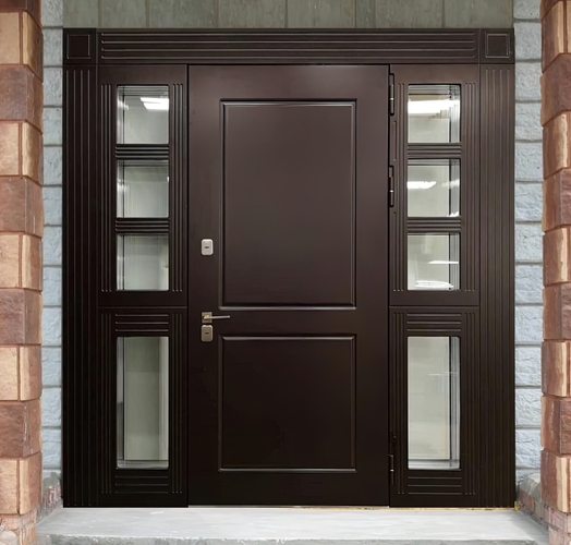 Парадная утепленная дверь в дом