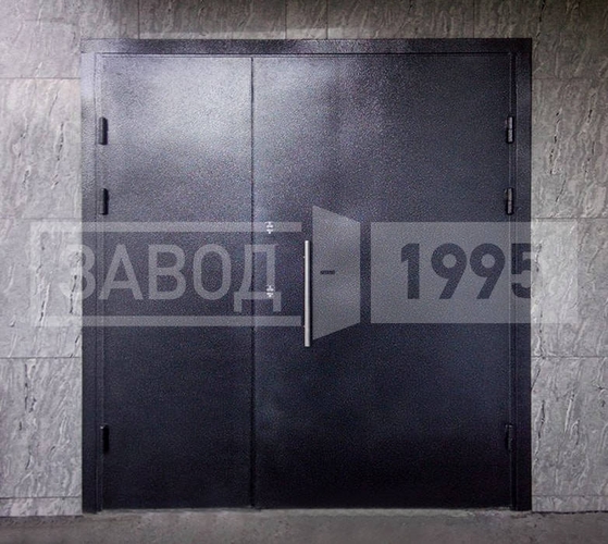 Полуторная дверь с порошковым напылением