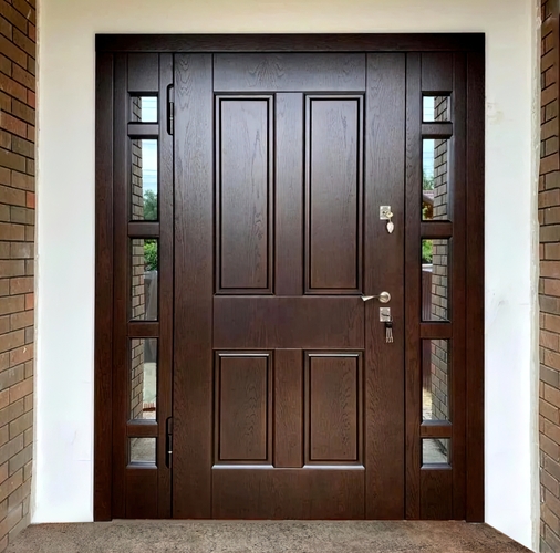 Полуторная с отделкой МДФ и остекленными боковыми вставками