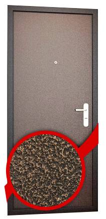 Антивандальная дверь с порошковым покрытием