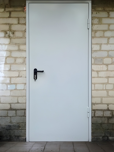 Однопольная глухая противопожарная дверь