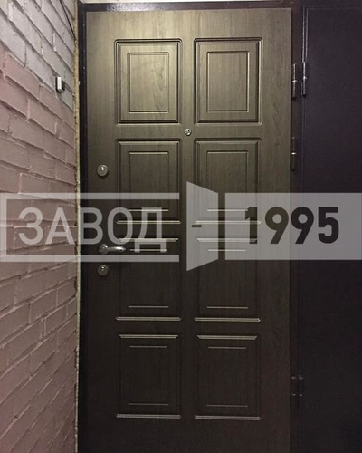 Металлическая дверь с панелью МДФ