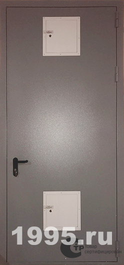 Противопожарная дверь со стыковочным узлом