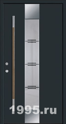 Железные двери со стеклом № 3 Железные двери со стеклом № 3