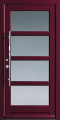 Металлические двери со стеклом № 5