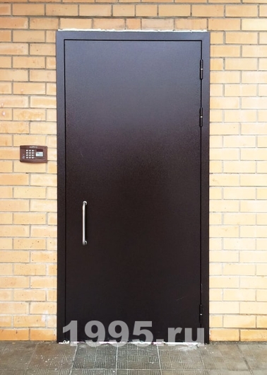 Однопольная тамбурная дверь с порошковым напылением
