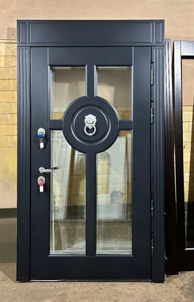 Термодверь с остеклением на все полотно