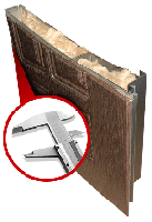 Толщина входной двери