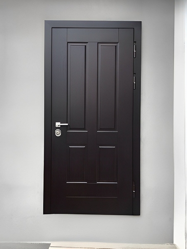 Входная дверь МДФ (вид с улицы)