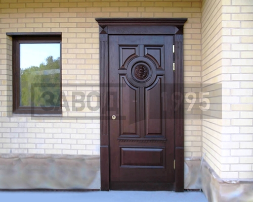 Массив дуба с резьбой