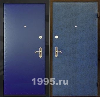 Металлические двери эконом с винилискожей