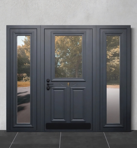 Входная группа с остеклением