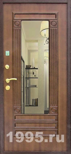 Купить входные металлические двери с зеркалом